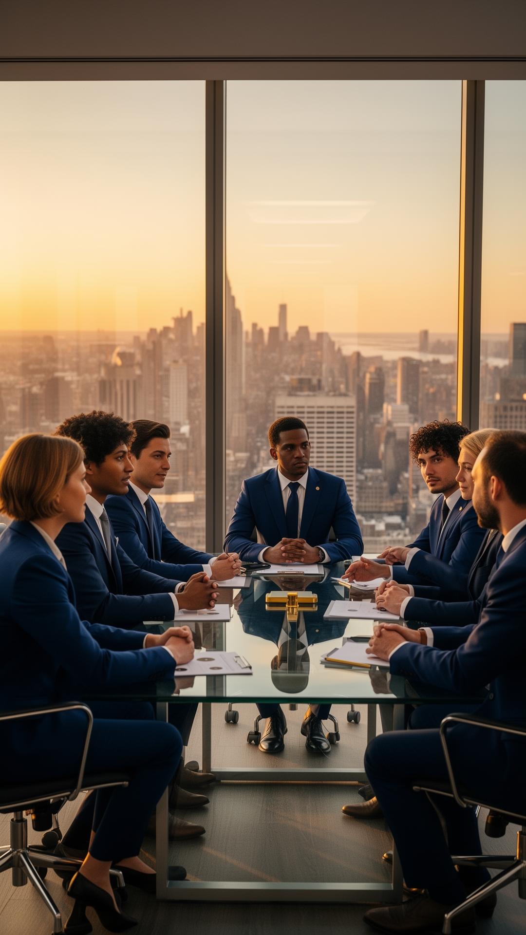 IconX Consultancy advisory team in strategic boardroom session